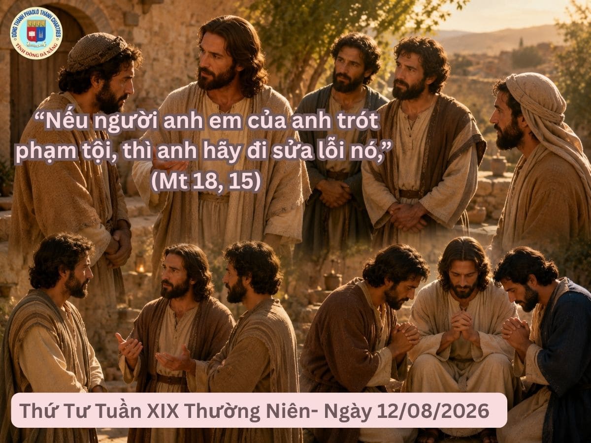 Suy Niệm Lời Chúa - Thứ Tư Tuần XIX Thường Niên - Ngày 12/8/2026