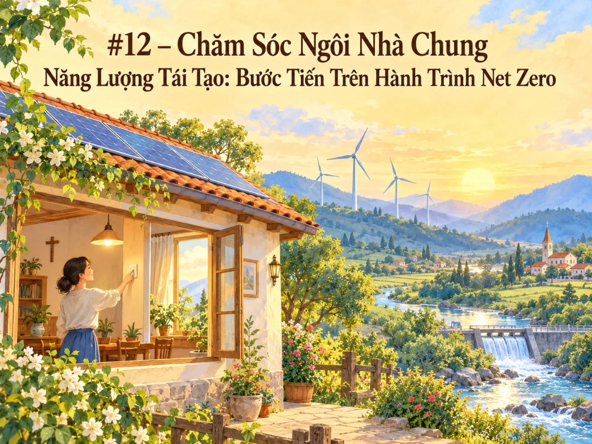 #12 – Chăm Sóc Ngôi Nhà Chung - Năng Lượng Tái Tạo: Bước Tiến Trên Hành Trình Net Zero