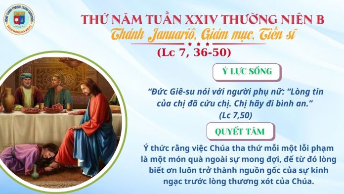 THỨ 5 TUẦN 24 THƯỜNG NIÊN B