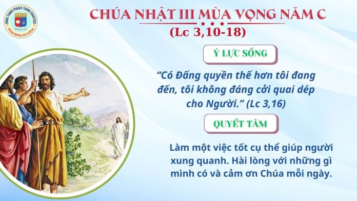 CHÚA NHẬT 3 MÙA VỌNG C