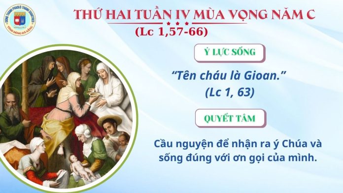 THỨ 2 TUẦN 4 MÙA VỌNG C
