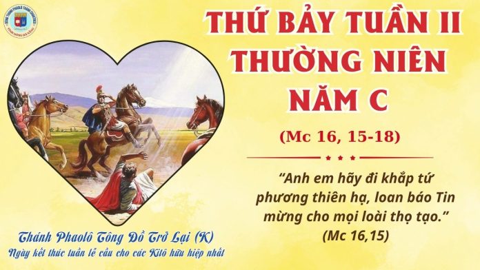 THỨ 7- 25_1 - LỄ THÁNH PHAOLO TÔNG ĐỒ TRỞ LẠI (K)