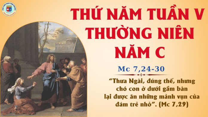 13.2THỨ 5 TUẦN 5 THƯỜNG NIÊN C