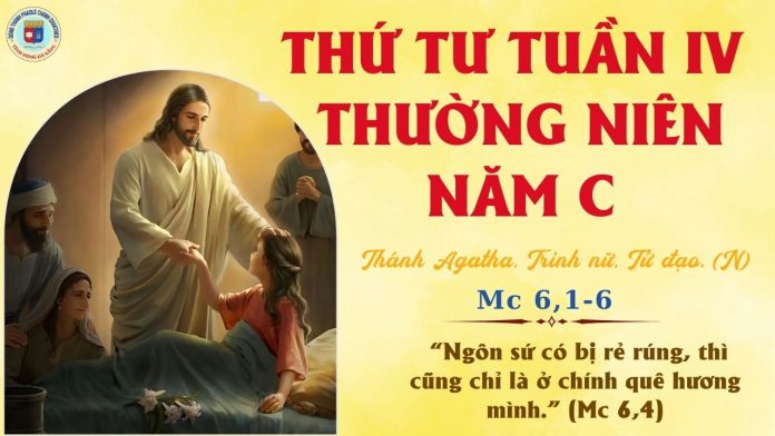 THỨ 4 TUẦN 4 THƯỜNG NIÊN C