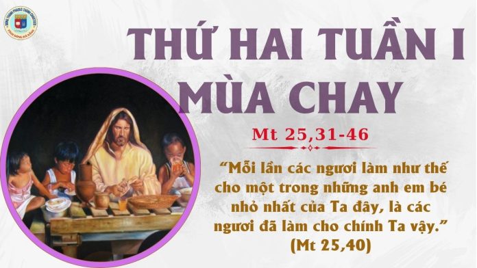 10.3THỨ 2 TUẦN 1 MÙA CHAY