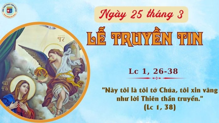 25.3 Lễ Truyền Tin