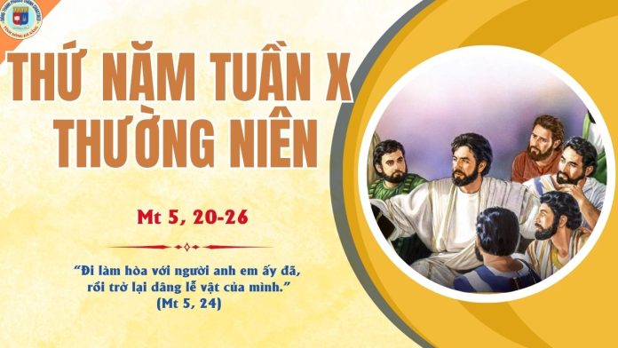 12.6 THỨ 5 TUẦN 10TN
