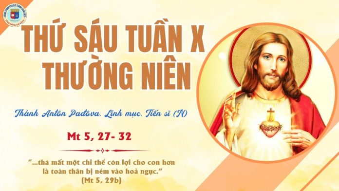 13.6 THỨ 6 TUẦN 10TN