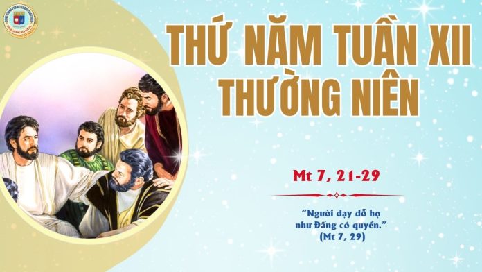 26.6 THỨ 5 TUẦN XII TNC