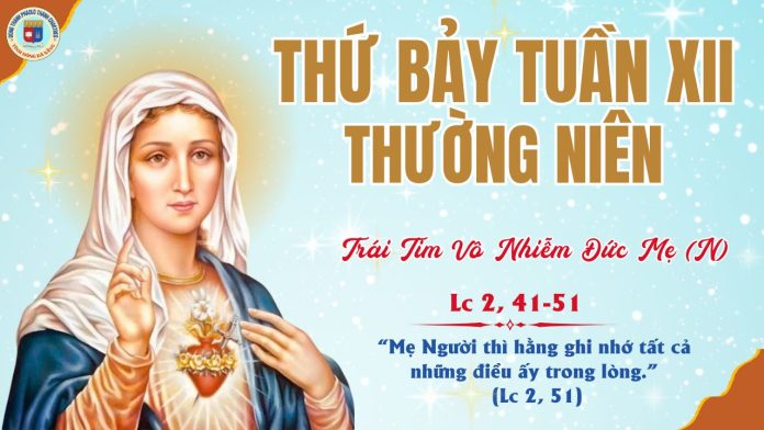 28.6 - trái tim vô nhiễm đức mẹ