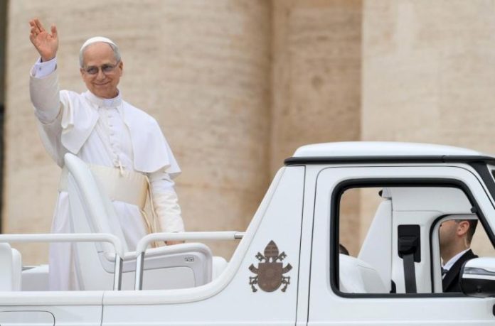 pope_leo_xiv_waves_at_a_weekly_general_audience_vatican_media