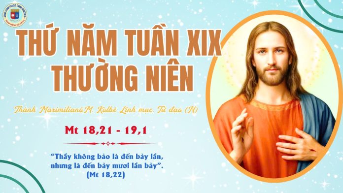 14.8 THỨ 5 TUẦN 19 TNC