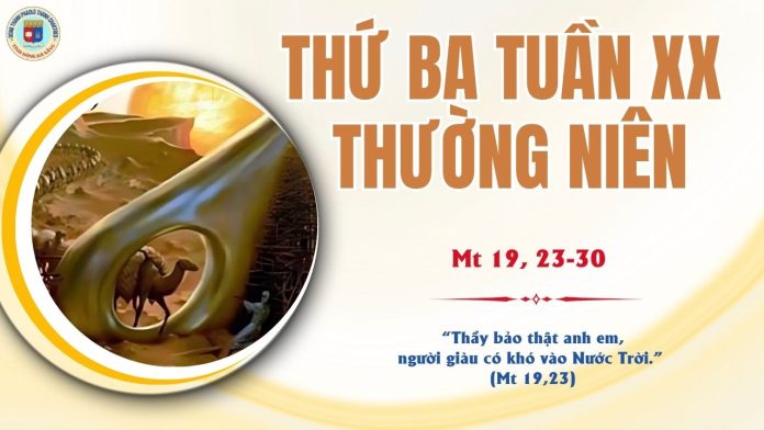 19.8 THỨ 3 TUẦN 20 TNc