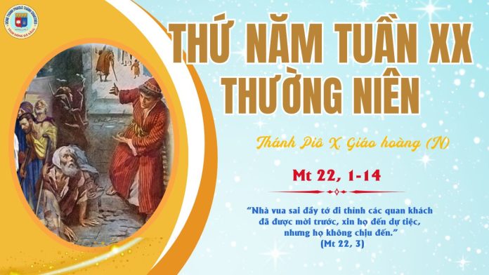 21.8 THỨ 5 TUẦN 20 TNC