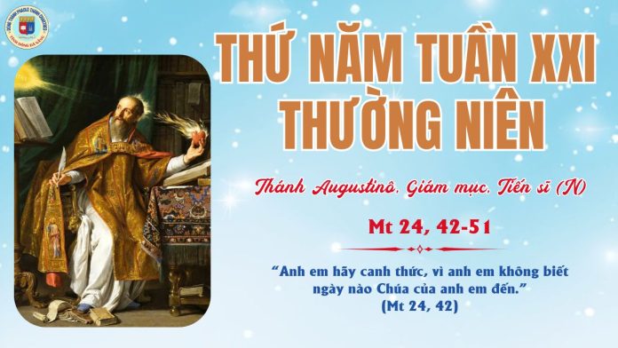 28.8 THỨ 5 TUẦN 21 TNC