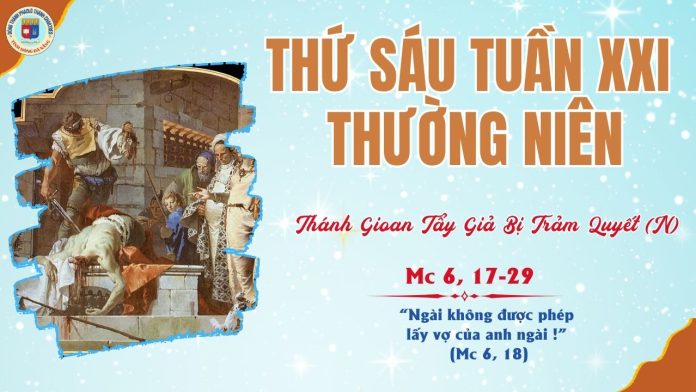 29.8 THỨ 6 TUẦN 21 TNC