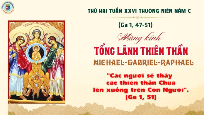 29.9 THỨ 2 TUẦN 25 TNC - TỔNG LÃNH THIÊN THẦN
