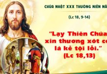 SNLC – CHÚA NHẬT XXX THƯỜNG NIÊN C – Lc 18, 9-14