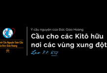 Tháng 12/2025: Cầu Nguyện Cho Các Kitô Hữu Sống Trong Bối Cảnh Xung Đột