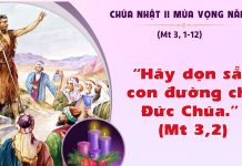 SNLC – CHÚA NHẬT TUẦN II MÙA VỌNG NĂM A – Mt 3, 1-12