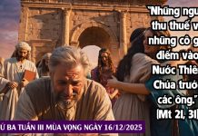 SNLC – THỨ BA TUẦN III MÙA VỌNG