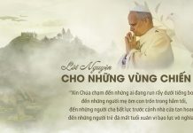 Lời nguyện cho những vùng chiến sự
