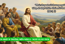 SNLC – CHÚA NHẬT IV THƯỜNG NIÊN NĂM A – Mt 5, 1 – 12a