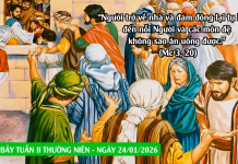 SNLC – THỨ BẢY TUẦN II THƯỜNG NIÊN – Mc 3, 20–21