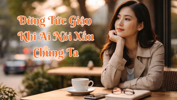 DUNG TUC GIAN KHI AI NOI XAU CHUNG TA