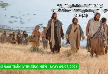 SNLC – THỨ NĂM TUẦN IV THƯỜNG NIÊN – Mc 6, 7-13