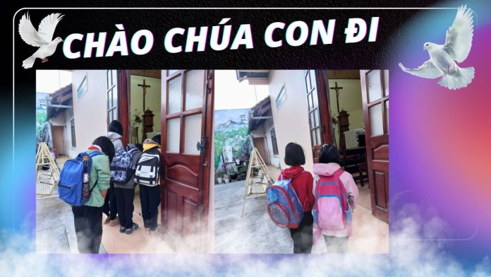 CHÀO CHÚA CON ĐI