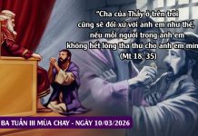 SNLC – THỨ BA TUẦN III MÙA CHAY – Mt 18, 21-35