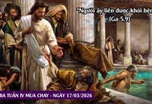 SNLC – THỨ BA TUẦN IV MÙA CHAY – Ga 5, 1-3a. 5-16