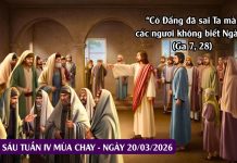 SNLC – THỨ SÁU TUẦN IV MÙA CHAY – Ga 7, 1-2.10.25-30