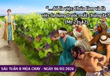 SNLC – THỨ SÁU TUẦN II MÙA CHAY – Mt 21, 33-43.45-46