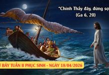 SNLC – THỨ BẢY TUẦN II PHỤC SINH – Ga 6, 16-21