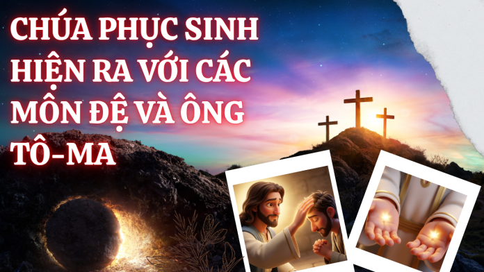 CHÚA PHỤC SINH HIỆN RA VỚI CÁC MÔN ĐỆ VÀ ÔNG TÔ-MA